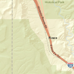 State Highway 63, Pecos National Historic Park, Pecos Nationa Street Map