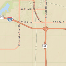 2604 East Elm Street, El Reno, OK 73036 Street Map