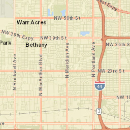3721 NW 29th St Oklahoma City OK Street Map
