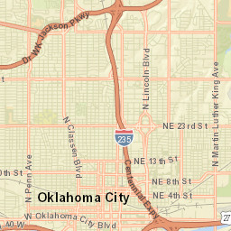 15 North Robinson Avenue, Oklahoma City Street Map