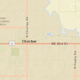 1438-2100 North Henney Road Choctaw Street Map