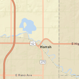 Harrah Street Map