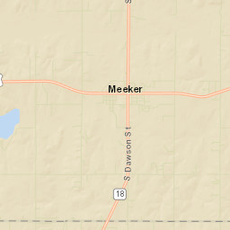 Meeker Street Map