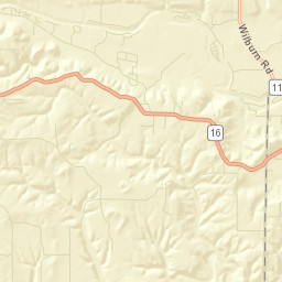 West Pangburn Arkansas Street Map