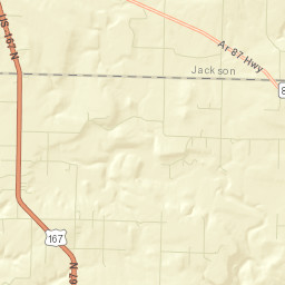 Velvet Ridge Arkansas Street Map