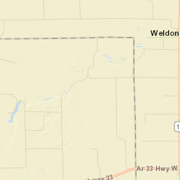 Weldon Arkansas Street Map