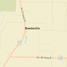 McFadden Arkansas Street Map