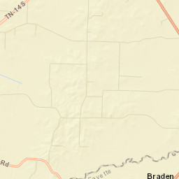 Gainesville Tennessee Street Map