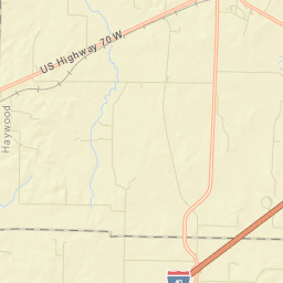 Meux Corner Tennessee Street Map