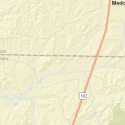 Teague Tennessee Street Map