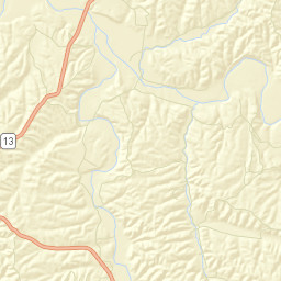 Moccasin Tennessee Street Map