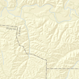 Turkey Track Tennessee Street Map
