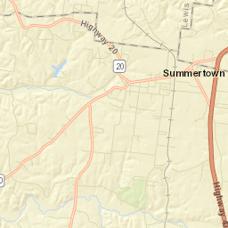 407 Corbin Street, Summertown, TN Street Map