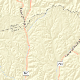 Yokley Tennessee Street Map