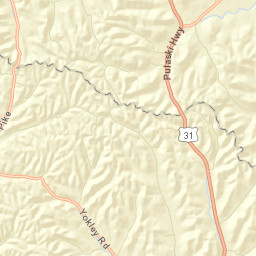 Stiversville Tennessee Street Map