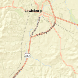 White Acres Tennessee Street Map