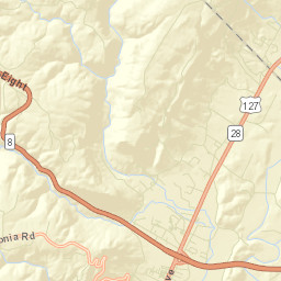 Brush Creek Tennessee Street Map