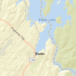 Badin Street Map