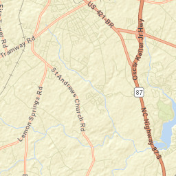 6528-6936 North Carolina 87, Sanford, NC Street Map