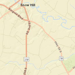 Snow Hill Street Map