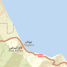 Oued Laou Street Map