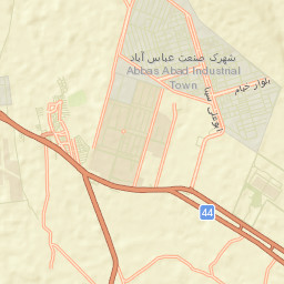 Sharifabad Street Map