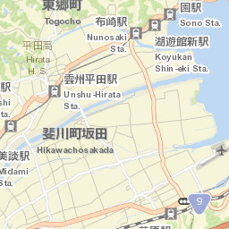 Hiratachō Street Map
