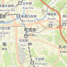 Kani-shi Street Map