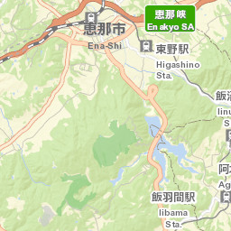 Ena-shi Street Map