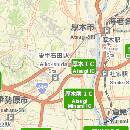 Atsugi Street Map