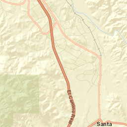 Santa Margarita California Street Map