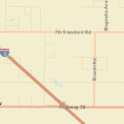 30521 7th Standard Road Bakersfield CA Street Map
