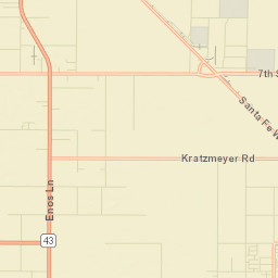 Hights Corner California Street Map