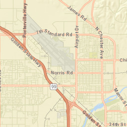 Oil Junction California Street Map