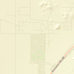 Valle Vista Street Map