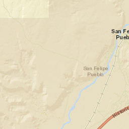 San Felipe Pueblo Street Map