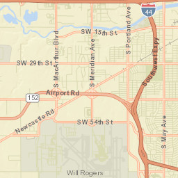 3699 Southwest 74th Street, Oklahoma City Street Map