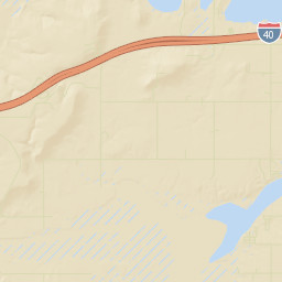 Interstate 40, Checotah, OK 74426, USA Street Map