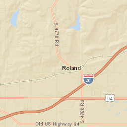 North 4780 Road, Roland, OK 74954 Street Map