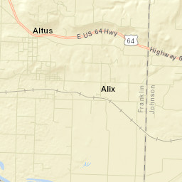Denning Arkansas Street Map