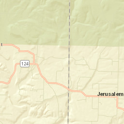 Jerusalem Arkansas Street Map