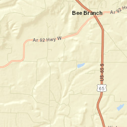 374-428 Black Hill Road, Damascus, AR Street Map