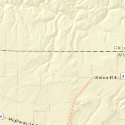 Sidon Arkansas Street Map