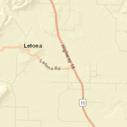 Letona Arkansas Street Map