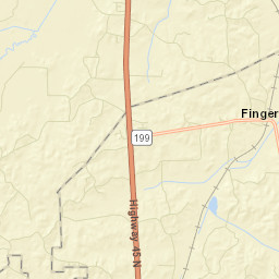 Finger Tennessee Street Map