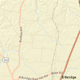 Webber City Tennessee Street Map