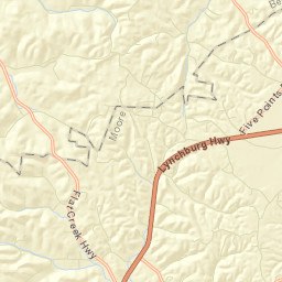Raysville Tennessee Street Map