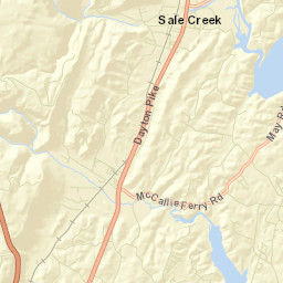 Sale Creek Tennessee Street Map
