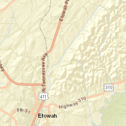 Williamsburg Tennessee Street Map