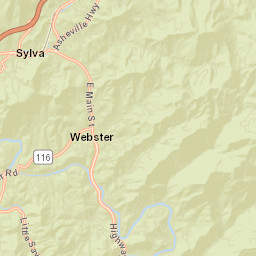 Sylva Street Map